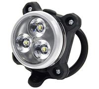 Fanale Anteriore Ricaricabile USB con 3 LED, 8 Funzioni e Resistenza IPX4