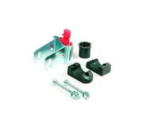 Nfun simpatico Bike sedile supporto, nero/argento, misura standard