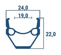 Bonin Ruota Anteriore Da Mtb 29´´ Black