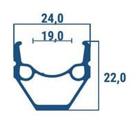 Bonin Ruota Posteriore Da Mtb 28´´ Black