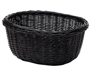 Boninbike Cestino in vimini grandi olanda nero