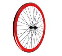 BoninBike Coppia Ruote FIXED 28" in Alluminio Cerchio da 40mm su Cuscinetti Ross