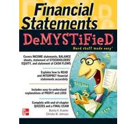 Bonita Kramer Christi Financial Statements Demystified: A Self-Teach (Tascabile)