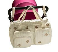 Bonito Bolso De | Compartimento Con Diseño De Oso De Caricatura, Multifuncional Para - Para Viaje Hogar Compras Desplazamiento Trabajo Hospital Uso Diario