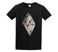 bonjour! Arcade Fire Crystal People Men's T-Shirt Unisex Black Cotton Hip Hop Print Tee Shirts 3XL