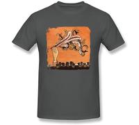 bonjour! Arcade Fire Funeral Men's T-Shirt Unisex Grey Cotton Hip Hop Print Tee Shirts S