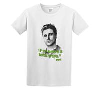 bonjour! I've Heard It Both Ways. Psych Men's T-Shirt Unisex White Cotton Hip Hop Print Tee Shirts M