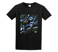 bonjour! J Cole 2014 Forest Hills Drive Men's T-Shirt Unisex Black Cotton Hip Hop Print Tee Shirts S