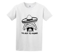 bonjour! Luke Yo Soy Tu Padre Father Mexican Sombrero Mustache Soft Men's T-Shirt Unisex White Cotton Hip Hop Print Tee Shirts XL