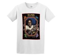 bonjour! Robert Johnson Hell Hound On My Trall Men's T-Shirt Unisex White Cotton Hip Hop Print Tee Shirts M