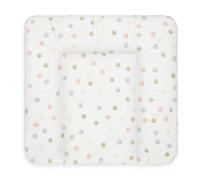 Bonky® Fasciatoio Materassino - Fasciatoio neonato morbido - Cuscino Fasciatoio Lavabile per bambine e bambini - certificato Öko-Tex - impermeabile - 75x72 cm - Puntini colorati