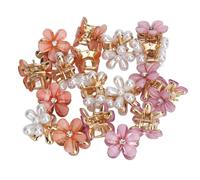 BONKZEBU 18pcs Mini di Fiori con Artigli, Morsetti per Capelli Piccoli, Tutti per Capelli Dolci Abbinati per Ragazze, Mini di Fiori per Capelli