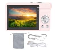 BONKZEBU 50 MP 1080p Digital Camera AutoFocus Anti Shake Schermo HD da 2,8 Pollici Small Camera per Student Girl Boy Support Fino a 64 GB (Rosa)