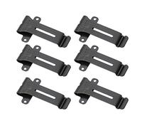 BONKZEBU 6pcs Radio Sostituzione Cink Portatile Cintura Radio per KenwoodTK 208 Tk 308 per BaofengBF 888S, Morsetto a Cinghia Radio in Metallo, Supporto per Cinghia Radio Fissa