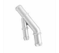 BONKZEBU Adattatore Flangia a Y per Refrigerante in Alluminio Pressofuso, Sostituzione Durevole e Stabile per Mk4 1.8T 2000-2005, Lega di Alluminio Argento, Adatto per TT