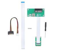 BONKZEBU Adattatore Mini PCIE a PCIE Express 4X Scheda Riser USB Ad Alta velocità per 2000, Win7, Kit Plug and Play con Cavo FPC, Cacciavite per gli Appassionati del Fai da Te