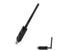 BONKZEBU Adattatore WiFi USB AR9271, NetCard Wireless con Antenna 2DBI Rimovibile, Supporto per XP/7/8/10, ROS Soft Routing
