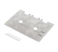 BONKZEBU Allineamento Meccanico Durevole della Testina della Cassetta Magnetica e del Calibro di Guida per Student ReVox per per per DVR Nagar Acciaio Inossidabile Argento