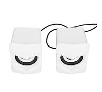 BONKZEBU Altoparlante per Computer Cablato USB Altoparlante da Tavolo Multimediale Compatto per Monitor PC Portatile, Suono Chiaro per Spazi di Lavoro, Case e Aule, Adatto per Amici e Colleghi,