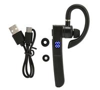BONKZEBU Auricolare Bluetooth, Display Digitale con Riduzione del Rumore a Mani Libere, Controllo Vocale Impermeabile IPX7, Auricolare Wireless con Bluetooth 5.3, per Telefono Cel
