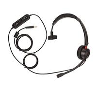 BONKZEBU Auricolare Call Center, Auricolare per Ufficio Semplice Operazione, Funzione di Riduzione del Rumore Cuffia per il Servizio Clienti Singolo, con Microfono per Office