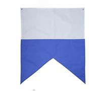 BONKZEBU Bandiere Blu Bianche da Immersione in Poliestere Leggero Bandiera giù per lo Snorkeling attività Sottomarine 70x60cm