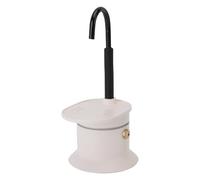 BONKZEBU Caffettiera a Tubo Singolo in Lega di Alluminio Macchina per Piano Cottura a Preparazione Rapida per Viaggi in Campeggio All'aperto 50ML per gli Amanti del caffè (Bianca)