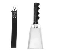 BONKZEBU Campanelli da 10 Pollici con la Maniglia, Creatore di Noice della Campana di Tifo per le Partite di Calcio di Eventi Sportivi, Creatori di Rumore delle Campane della Mucca, per (Bianco)