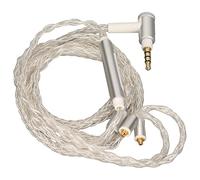 BONKZEBU Cavo per Cuffie MMCX Placcato Argento a 8 Core Ad Alta fedeltà con Microfono Potente Risoluzione Musicale, per SE846 SE535 SE215 SE315 SE425