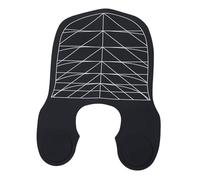 BONKZEBU Collare per Taglio Capelli per Salone, Collare per Tintura per Capelli, Mantella Taglio per Stilista per Parrucchiere per Colorazione Capelli Parrucchiere, Protezione per Collo (Nera)