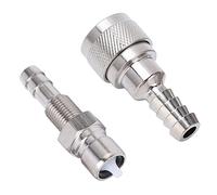 BONKZEBU Connettore per Tubo Carburante, Ricambio per Motore Fuoribordo, in Lega 3B2 70250 1 3B2 70260 1 per Motore per Barche 5 a 90 CV, Set di 2 Connettori per Tubo Carburante