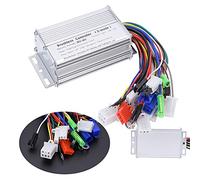 BONKZEBU Controller Motore per Scooter Elettrico 350W Guida Controllore Motore Ad Autoapprendimento con Forte Riconoscimento della Potenza per Bicicletta Elettrica (Metallo, 5,1x2,8x1,3") (36V-48V)