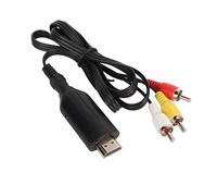 BONKZEBU Convertitore da Interfaccia Multimediale HD a, Supporto 4K 30Hz | Adattatore da interfaccia multimediale HD ad AV con interruttore PAL NTSC, per proiettore monitor TV più vecchio