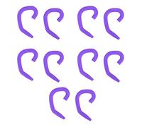 BONKZEBU Copertura da 5 Coppie Auricolare Gancio Morbido Silicone Morbido, un Gancio di Protezione per Orecchie Riutilizzabile Riutilizzabile per Bambini Adulti, Maschera Aurico (Viola)