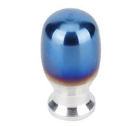 BONKZEBU Copertura della Leva della Testa del Pomello del in Alluminio Blu, Materiale Premium, Stile Delicato, Facile da Installare, Perfetto per gli Appassionati di Auto con Manuale e SUV