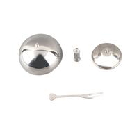 BONKZEBU Coppa da Gelato Vintage in Acciaio Inossidabile Dal Design retrò per Servire Insalata e Budino, Ciotola da Dessert Isolata per Uso Domestico (Taglia piccola 9 cm)