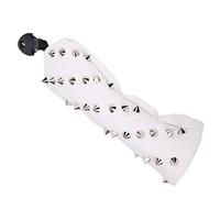 BONKZEBU Copricapo da Impermeabili Design con Rivetti in PU Leggero e Durevole per Donna Uomo, Resistente Ai Graffi per i Giovani (Piccolo)