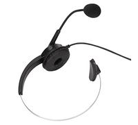 BONKZEBU Cuffie Business da 3,5 Mm su un Lato per Tablet PC, Microfono con Cancellazione del Rumore per Telemarketing Nei Call Center, Microfono Flessibile a 330° per le Chiamate di Tutti i Giorni