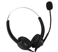 BONKZEBU Cuffie USB per Call Center con Cancellazione del Rumore con Microfono Comode da Indossare per un Uso Prolungato Ideale per L'ufficio del Call Center