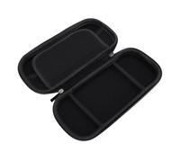 BONKZEBU Custodia per Console di Gioco con Tasche Anti Graffi Resistente Alla Watersistant PU, Custodia Rigida con Cerniera a Due Vie EVA per P S P 3000 Accessori per Console di Gioco, P (Rosso)