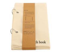 BONKZEBU DIY Blank Fabric Sketchbook for Drawing Writing Portable Folding Design Linen Art Diary Sketch Pad