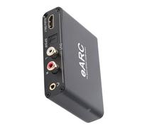 BONKZEBU Estrattore Ad EARC, Interfaccia Multimediale HD Ottica, Adattatore Multimedia HD da 3,5 Mm per Amplificatore Altoparlante HDTV, Estrattore, Estrattore Sonoro TV