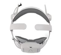 BONKZEBU Fascia per la Testa VR con Tempo di Riproduzione Prolungato della Batteria e Cinghia Regolabile per Meta 3, Leggera e Portatile per Un'esperienza di Gioco Coinvolgente