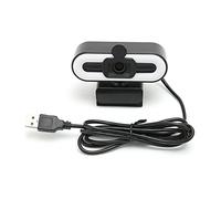 BONKZEBU Fotocamera per Computer da 30 Fps, Controllo Software di Messa a Fuoco Automatica 1080P, Webcam con Zoom FOV Regolabile con Microfono e Microfono, per Videoconferenze Dal Vivo