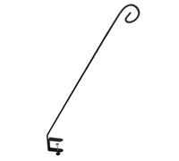 BONKZEBU Gancio per Mangiatoia per Uccelli Gancio per Piante Regolabile in Acciaio Resistente per Spazi Esterni, Supporto per Ringhiera da 32 Pollici Adatto a Tutti Gli Ambienti