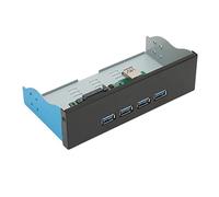 BONKZEBU Hub da Pannello Frontale da 10 Gbps Hub da Pannello Frontale Durevole USB 3.1 Gen 2 da 5,25 Pollici per Smartphone