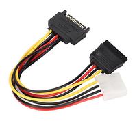 BONKZEBU Il Cavo Adattatore Sdoppiatore di Alimentazione Converte in Modo Efficiente le Porte di Alimentazione per L'hardware del Computer, Ideale per Utenti di Computer di Marca, Lunghezza 18 Cm,