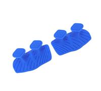 BONKZEBU Impugnature Antiscivolo Allenamento per Sollevamento Pesi e Allenamento in Palestra - Design in Silicone Antiscivolo per un Controllo Migliore, 1 Paio, Blu (Blu)