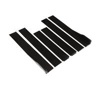 BONKZEBU Kit Carrozzeria Lato Inferiore Auto Diffusori a Labbro Splitter per Pannello Bilanciere Nero Lucido per Appassionati di Corse