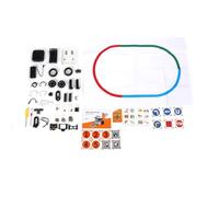 BONKZEBU Kit per Auto Robot AI, Robot Intelligente con Riconoscimento Visivo per la Programmazione Scratch Python, con Riconoscimento del Colore Tracciamento della Tracciamento del